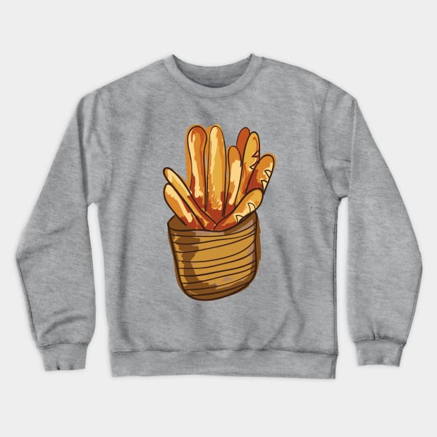 Baguette Crewneck Sweatshirt by NewWorldIsHere